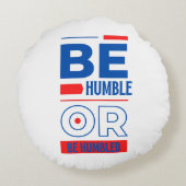 謙虚であるか謙虚である ラウンドクッション (裏面)