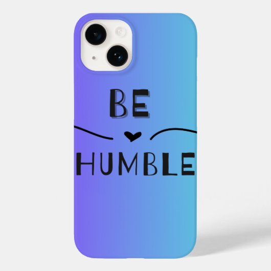 謙虚である Case-Mate iPhoneケース (裏面)
