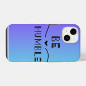 謙虚である iPhoneケース (裏面横)