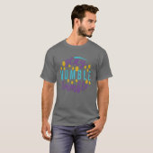 謙虚であれ 謙虚な言葉 家族 Tシャツ (正面フル)