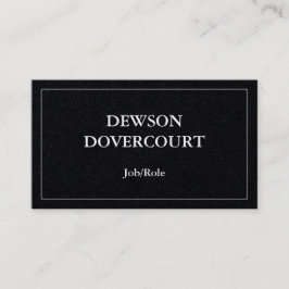 謙虚でシンプルミニマルな名刺 名刺