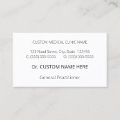 謙虚でミニマルなスタイル名刺 名刺 (正面)