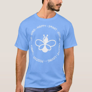 謙虚で優しい愛前向きクリエイティブジョイ頭が切れるフ Tシャツ