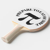 謙虚なおもしろいパイ食べを準備する 卓球ラケット (正面アングル)