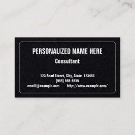 謙虚なプロフェッショナル名刺 名刺