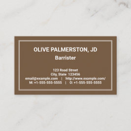 謙虚なプロフェッショナル弁護士名刺 名刺