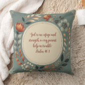謙虚なリースカスタマイズ可能な聖句 クッション (ブランケット)