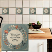 謙虚なリース聖句カスタマイズ可能 タイル