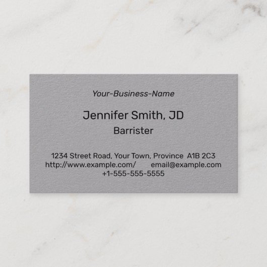 謙虚な企業の名刺 名刺 (正面)