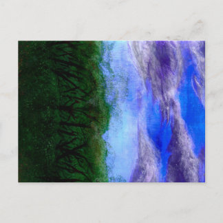 謙虚な野原の標準ポストカード ポストカード