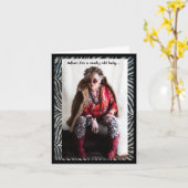 謙虚に成長する古い折り畳みグリーティングカード カード (黄色い花)