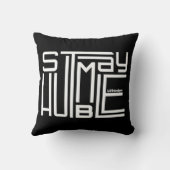 謙虚に過やる気を起こさせるごせ感動的ない クッション (裏面)