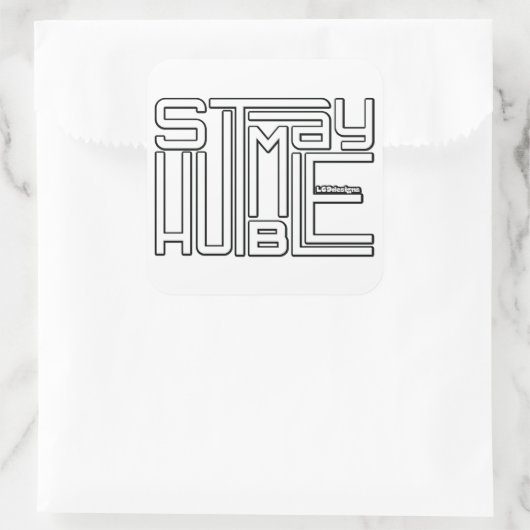 謙虚に過やる気を起こさせるごせ感動的ない スクエアシール (バッグ)