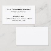 謙虚ミニマルなシンプル名刺 名刺 (正面/裏面)