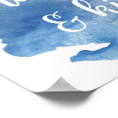 「謙虚+親切」水彩画ポスター ポスター (角)