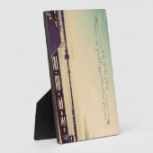 謙遜が開ける フォトプラーク (側面)