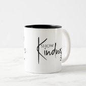 謙遜して親切に感動的デザインする ツートーンマグカップ (正面右)