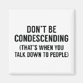 謙遜するな マグネット (正面)