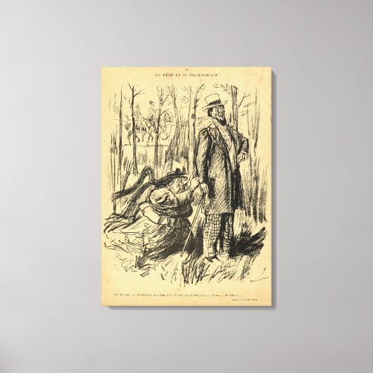 謙遜とチェンバレン氏の攻撃 キャンバスプリント (正面)