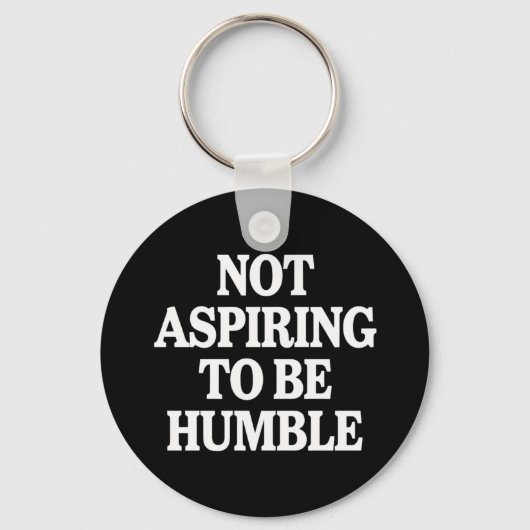 謙遜なカマラハリスのフェミニストになることを切望しない キーホルダー (正面)