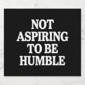 謙遜なカマラハリスのフェミニストになることを切望しない ビールラベル (シングルラベル)