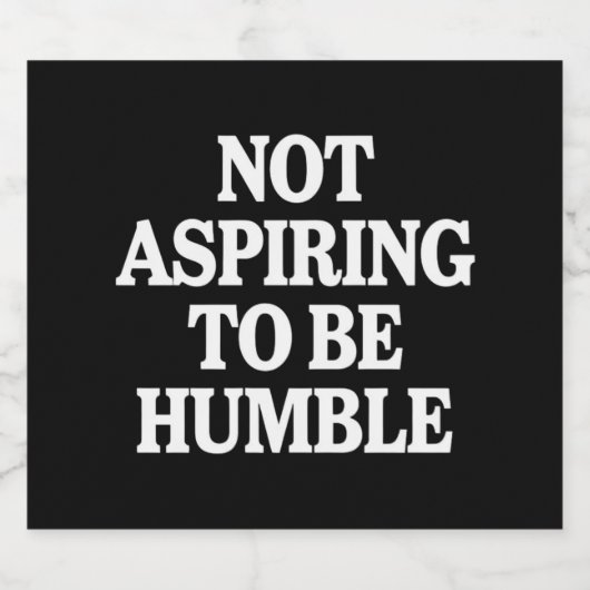 謙遜なカマラハリスのフェミニストになることを切望しない ビールラベル (シングルラベル)