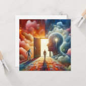 謙遜な学者 カード (正面/裏面インサイチュ)