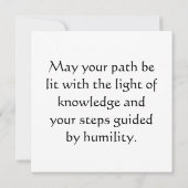 謙遜な学者 カード (裏面)