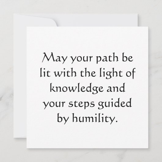 謙遜な学者 カード (裏面)