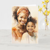 謙遜のビーコン:母の日 カード (黄色い花)