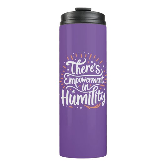 謙遜は無力なり タンブラー (正面)