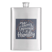 謙遜は無力なり フラスク (正面)