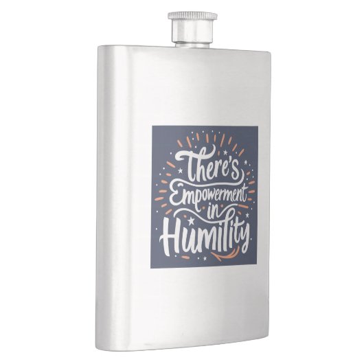 謙遜は無力なり フラスク (右)