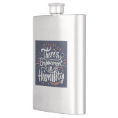 謙遜は無力なり フラスク (左)