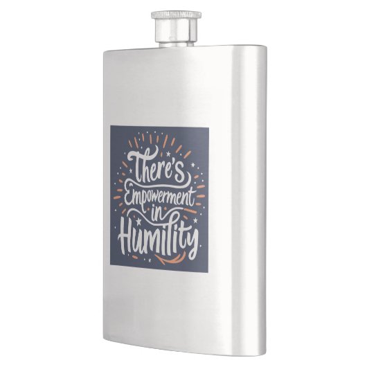 謙遜は無力なり フラスク (左)