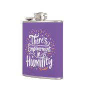 謙遜は無力なり フラスク (左)