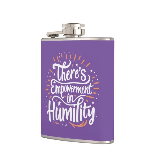 謙遜は無力なり フラスク (左)