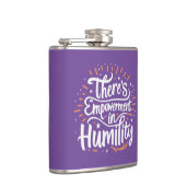 謙遜は無力なり フラスク (右)