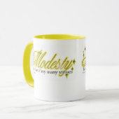 謙遜は美徳 マグカップ (正面左)