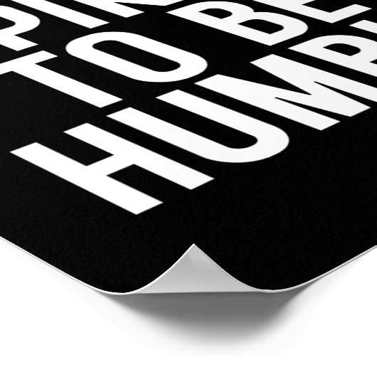 謙遜を望まない1 ポスター (角)