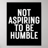 謙遜を望まない1 ポスター (正面)