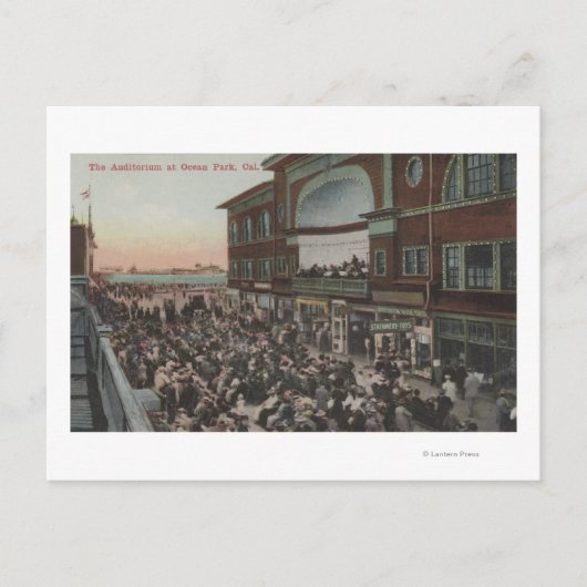 講堂の表示 ポストカード (正面)