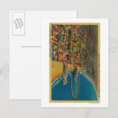 講堂、ビーチ、レインボーピア ポストカード (正面/裏面)