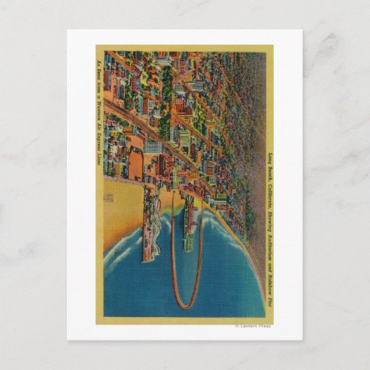 講堂、ビーチ、レインボーピア ポストカード (正面)