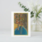 講堂、ビーチ、レインボーピア ポストカード (スタンド正面)