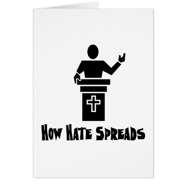 講壇からの憎悪 (正面)