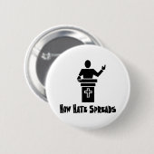 講壇からの憎悪 缶バッジ (正面&裏面)