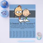 講師のためのカスタマイズ可能な広告 チラシ (シングル)