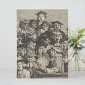 講演会での学者（ウィリアム・ホガース著） カード (スタンド正面)