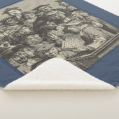 講演会での学者（ウィリアム・ホガース著） シェルパブランケット (3/4)